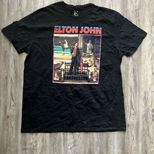 Vintage Graphic Elton John T Shirt Size 2Xl Mens